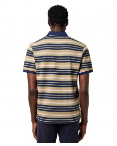 Koszulka Wrangler STRIPE POLO SHIRT 112371510 Aloe