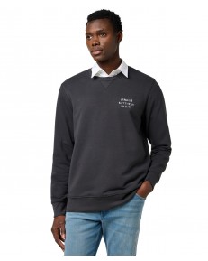 Bluza Wrangler EMBROIDERY CREW 112371518 Faded Black
