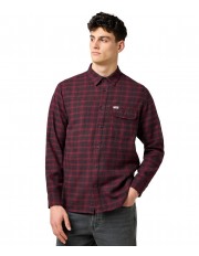 Koszula Wrangler 1 PKT FLANNEL SHIRT 112371522 Black Wine