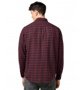 Koszula Wrangler 1 PKT FLANNEL SHIRT 112371522 Black Wine