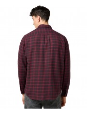Koszula Wrangler 1 PKT FLANNEL SHIRT 112371522 Black Wine