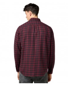 Koszula Wrangler 1 PKT FLANNEL SHIRT 112371522 Black Wine
