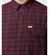 Koszula Wrangler 1 PKT FLANNEL SHIRT 112371522 Black Wine