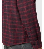 Koszula Wrangler 1 PKT FLANNEL SHIRT 112371522 Black Wine