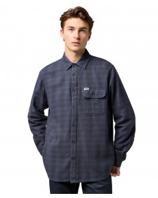 Koszula Wrangler 1 PKT FLANNEL SHIRT 112371523 Midnight Grey