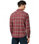 Koszula Wrangler WESTERN SHIRT 112371525 Ruby Wine