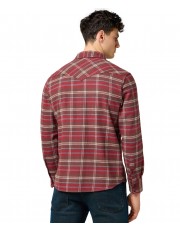 Koszula Wrangler WESTERN SHIRT 112371525 Ruby Wine