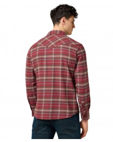 Koszula Wrangler WESTERN SHIRT 112371525 Ruby Wine