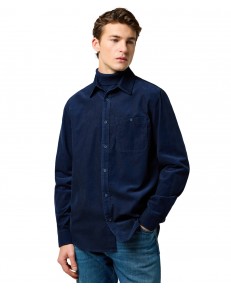 Koszula Wrangler 1 PKT CORDUROY SHIRT 112371527 Navy