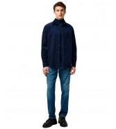 Koszula Wrangler 1 PKT CORDUROY SHIRT 112371527 Navy