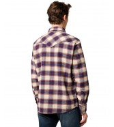 Koszula Wrangler WESTERN SHIRT 112371545 Birch Blue