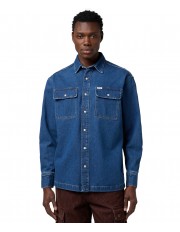Koszula Wrangler OVERSHIRT 112371546 Retro Blue