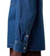 Koszula Wrangler OVERSHIRT 112371546 Retro Blue