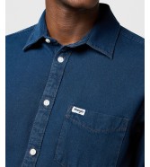 Koszula Wrangler 1 PKT SHIRT 112371548 Blue Oxide