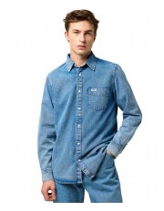 Koszula Wrangler 1 PKT SHIRT 112371549 Indigo Valley