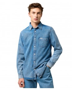 Koszula Wrangler 1 PKT SHIRT 112371549 Indigo Valley