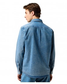 Koszula Wrangler 1 PKT SHIRT 112371549 Indigo Valley