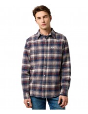 Koszula Wrangler BRUSHED 1 PKT SHIRT 112371556 Navy Birch
