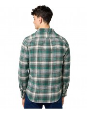 Koszula Wrangler BRUSHED 1 PKT SHIRT 112371557 Green Birch