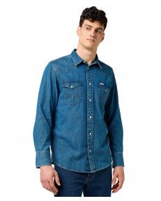 Koszula Wrangler WESTERN SHIRT 112371572 Olive Breeze