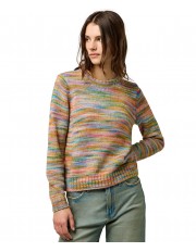 Sweter Wrangler STRIPED SWEATER 112371598 Rainbow
