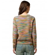 Sweter Wrangler STRIPED SWEATER 112371598 Rainbow