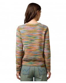 Sweter Wrangler STRIPED SWEATER 112371598 Rainbow