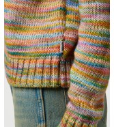 Sweter Wrangler STRIPED SWEATER 112371598 Rainbow