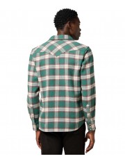 Koszula Wrangler WESTERN SHIRT 112371615 Bistro Green
