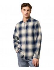 Koszula Wrangler 1 PKT INDIGO SHIRT 112371651 Dusty Blue