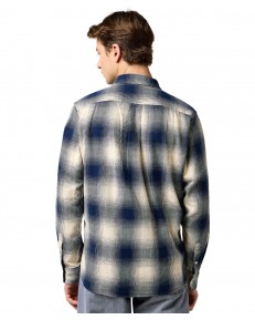 Koszula Wrangler 1 PKT INDIGO SHIRT 112371651 Dusty Blue