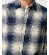 Koszula Wrangler 1 PKT INDIGO SHIRT 112371651 Dusty Blue