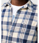 Koszula Wrangler 1 PKT INDIGO SHIRT 112371652 Light Indigo
