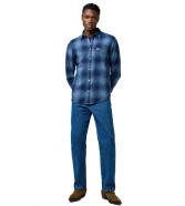 Koszula Wrangler 1 PKT INDIGO SHIRT 112371653 Dark Indigo