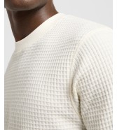 Koszulka Lee LS WAFFLE TEE 112371661 Ecru