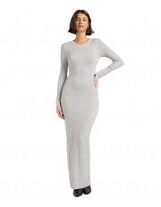 Sukienka Lee CREW NECK MAXI DRESS 112371663 Grey Heather