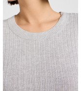 Sukienka Lee CREW NECK MAXI DRESS 112371663 Grey Heather