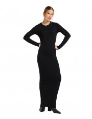 Sukienka Lee CREW NECK MAXI DRESS 112371664 Unionall Black