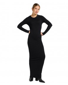 Sukienka Lee CREW NECK MAXI DRESS 112371664 Unionall Black