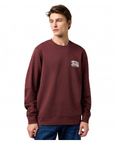 Bluza Wrangler AMERICANA CREW 112371680 Decadent Chocolate
