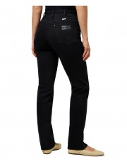 Jeansy Wrangler Straight 112371749 Nebula Black