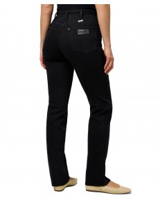 Jeansy Wrangler Straight 112371749 Nebula Black