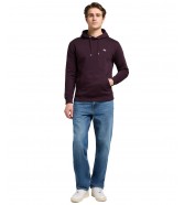 Bluza Lee PLAIN HOODIE 112371837 Deep Wine