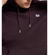 Bluza Lee PLAIN HOODIE 112371837 Deep Wine