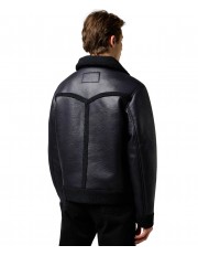 Kurtka Wrangler SHEARLING JACKET 112371854 Black