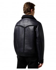 Kurtka Wrangler SHEARLING JACKET 112371854 Black