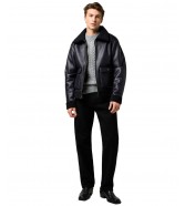 Kurtka Wrangler SHEARLING JACKET 112371854 Black