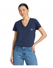 T-shirt Lee V NECK TEE 112371856 Mood Indigo