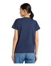 T-shirt Lee V NECK TEE 112371856 Mood Indigo