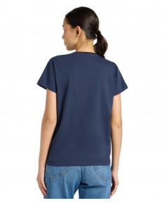T-shirt Lee V NECK TEE 112371856 Mood Indigo